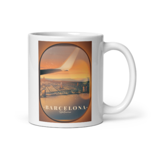 Mug Barcelona from the air