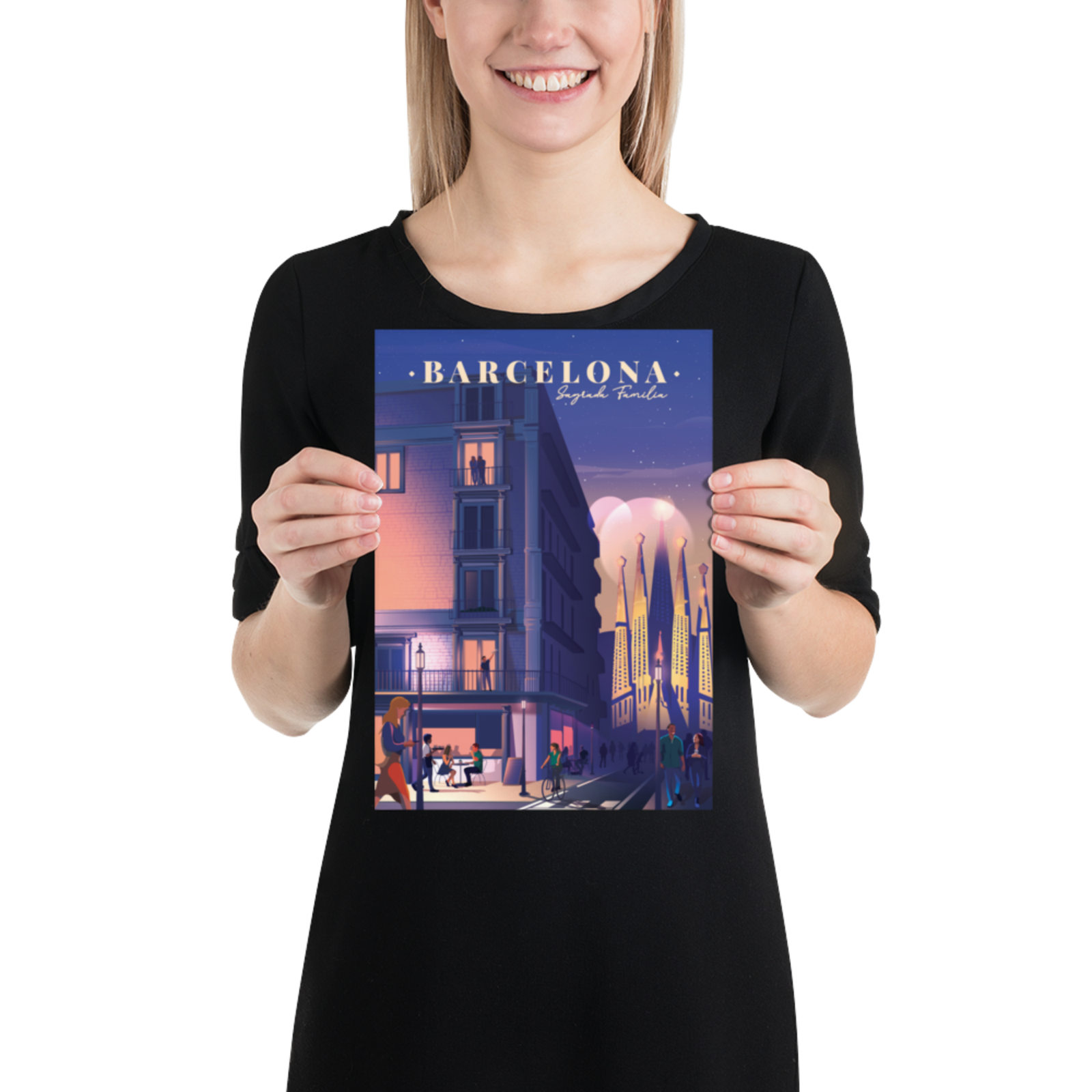 Barcelona Sagrada Família Noche - Imagen 2