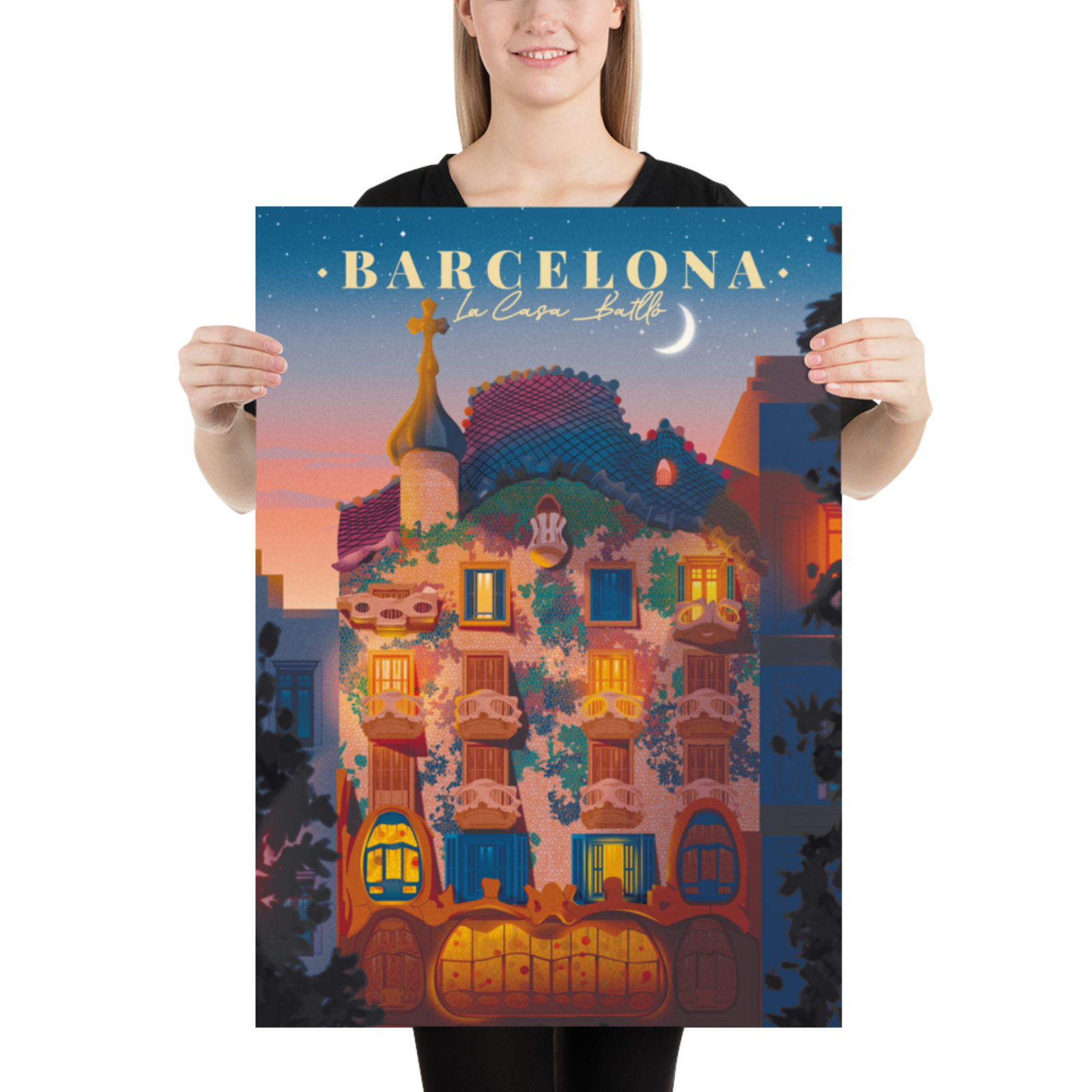 Barcelona Casa Batlló Noche