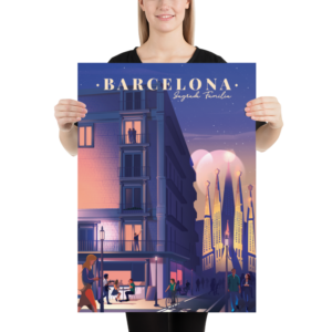 Barcelona Sagrada Família Noche