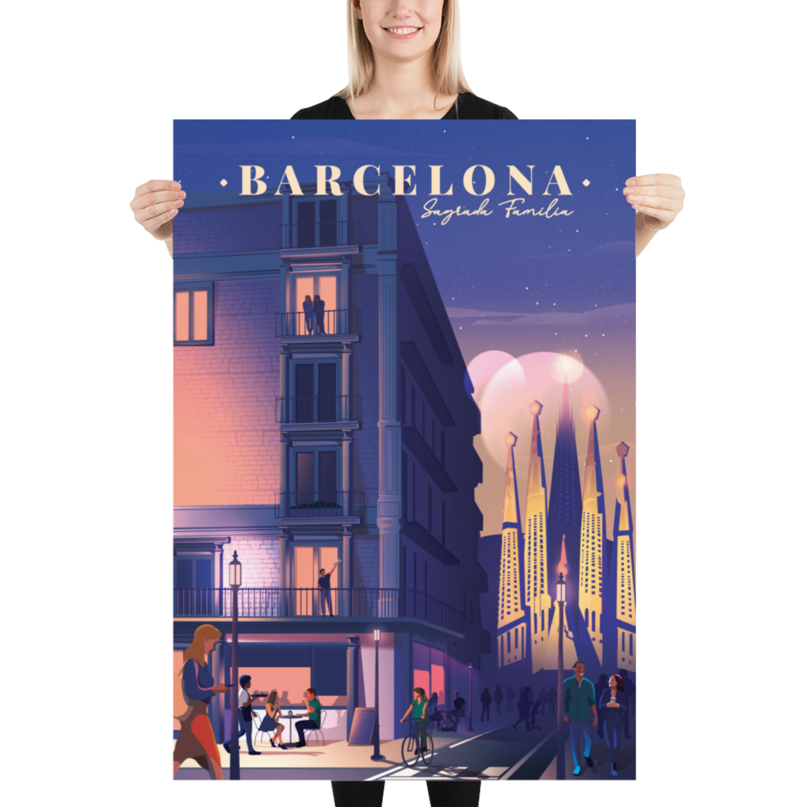 Barcelona Sagrada Família Noche - Imagen 3