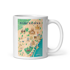 Mug Barcelona Map